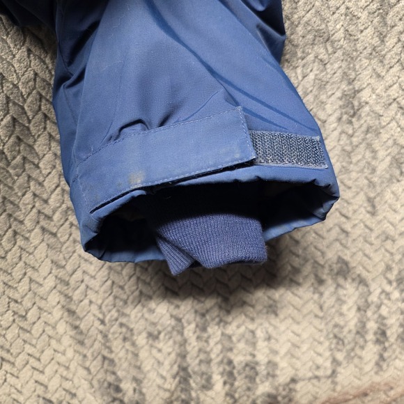 VTG Lands' End Polartec Fleece Lined Insulated Winter Parka‎ Men's XXL Tall Blue - Picture 2 of 16